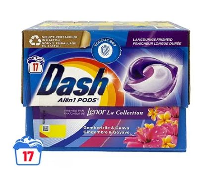 Капсули за пране Dash All in 1 Pods 17бр Lenor la Collection