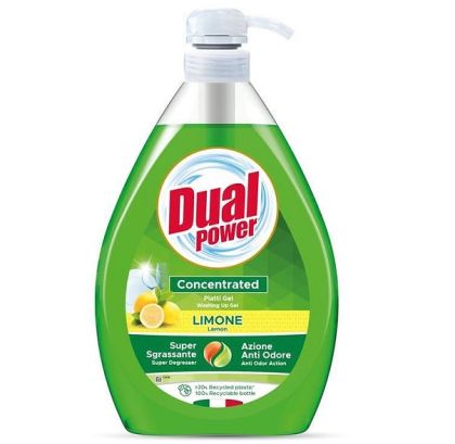 Препарат за съдове с помпа Dual 1л Lemon