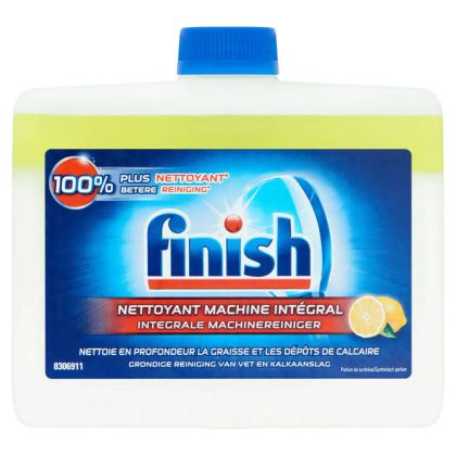 Почистваща течност за съдомиална Finish 250мл Лимон