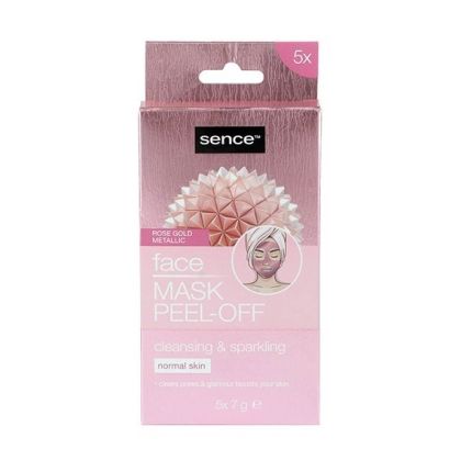 Маска за лице 5бр Sence Rose Gold Metallic