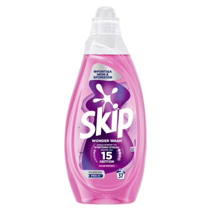 Течна прах Skip Wonder Wash 37пр Розов Цветя 1.48л.
