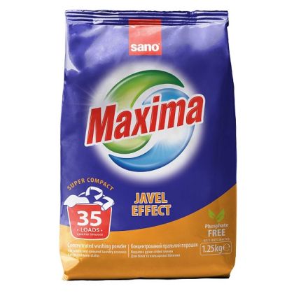 Прах за пране Sano Maxima 1.25кг 35пр Jawel Effects