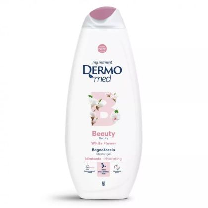 Душ гел Dermomed 750мл Бели цветя