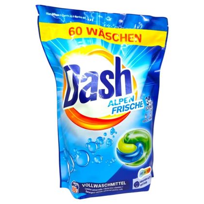 Капсули за пране Dash All in 1 Pods 60бр за бели дрехи