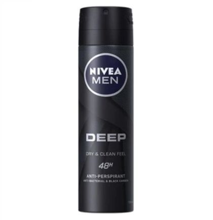Дезодорант Спрей Nivea Men Deep Black Carbon 150мл