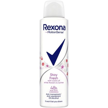 Дезодорант Rexona 150мл Stay Fresh White Flowers & Lychee