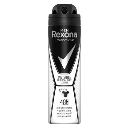 Дезодорант Rexona 150мл Men Invisible Black & White