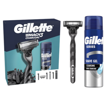 Комплект Gillette Mach 3 Charcoal