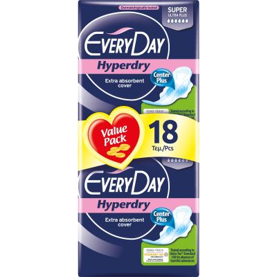 Дамски превръзки Every Day Hyperdry 18бр Super