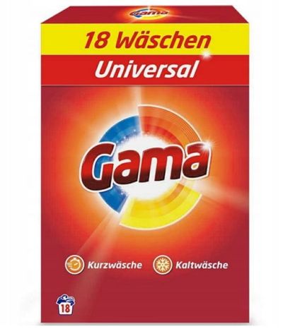 Прах за пране Gama 18пр 1.08кг Универсална