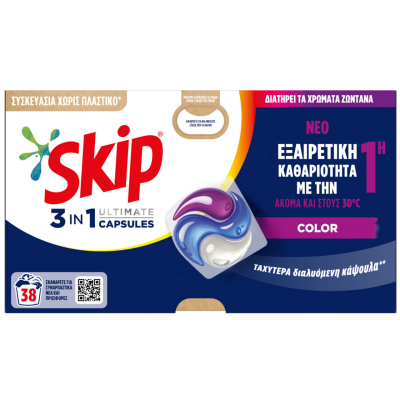 Капсули за пране Skip Color 38бр