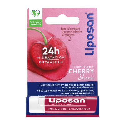 Балсам за устни Liposan Cherry Shine 4.8гр