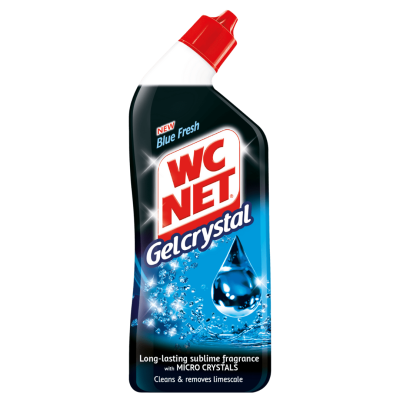 Почистващ гел за тоалетна WC Net Gel Crystal Blue Fresh 750мл