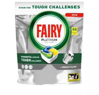Таблетки за съдомиална Fairy Platinum 66бр