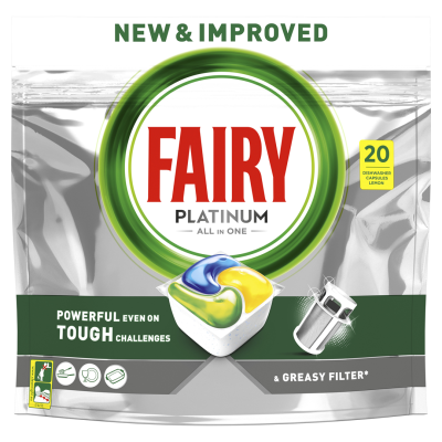 Таблетки за съдомиална Fairy Platinum 20бр