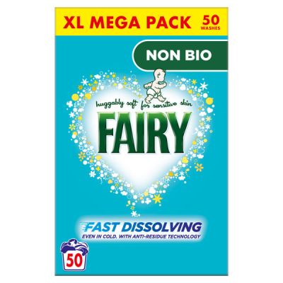 Прах за пране Fairy Non Bio 50пр 3кг