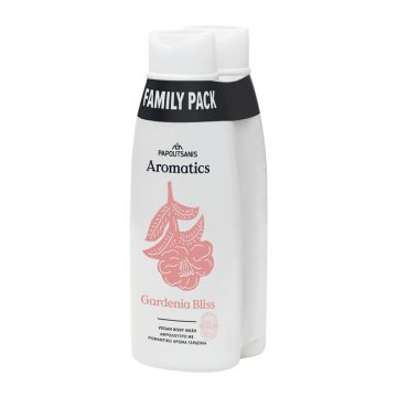Душ гел 2х650мл Papoutsanis Aromatics Gardenia Bliss