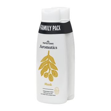 Душ гел 2х650мл Papoutsanis Aromatics Musk