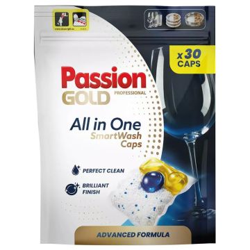 Капсули за пране Passion Gold Professional 30бр Smart Wash - универсални 