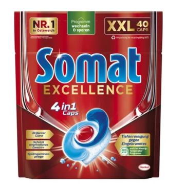 Таблетки за съдомиална Somat Excellenve 4в1 40бр