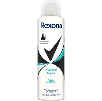 Дезодорант Rexona 150мл Invisible Aqua