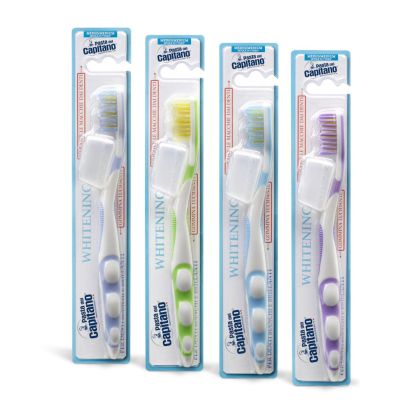 Четка за зъби + капак Capitano Whitening Medium