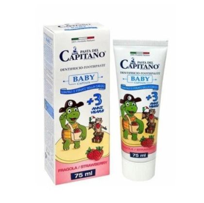 Детска паста за зъби Capitano 75мл 3+ Strawberry
