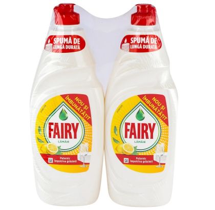 Препарат за съдове Fairy 2х750мл Лимон
