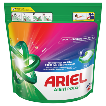 Капсули за пране Ariel Professional 60бр за цветно