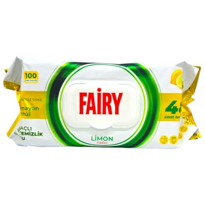 Хигиенни кърпи Fairy 100бр Лимон