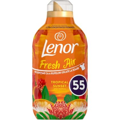 Омекотител Lenor Fresh Air 55пр Tropical Sunset 770мл