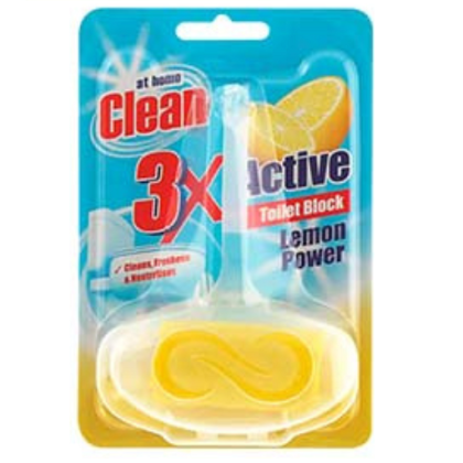 Тоалетно блокче At Home 3в1 Лимон