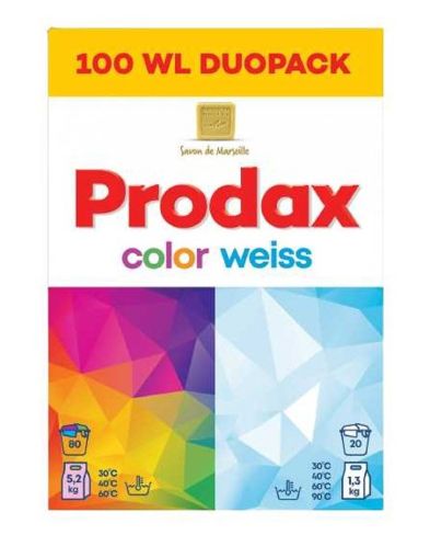 Прах за пране Prodax 6.5кг 100пр Универсален