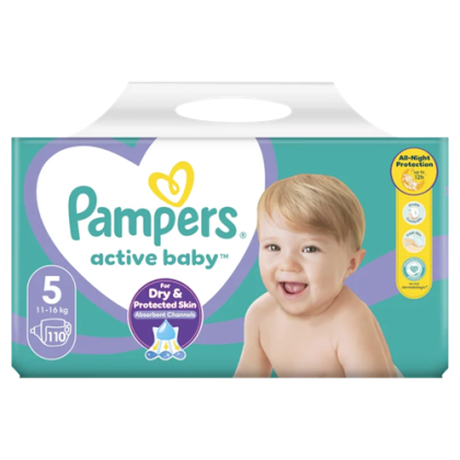 Памперс Актив бейби 5 110бр