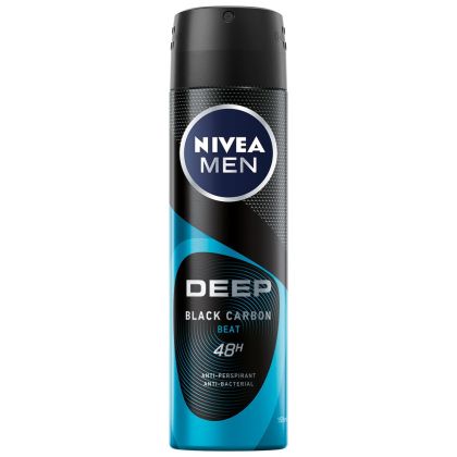 Дезодорант спрей Nivea Men Deep Black Carbon 150мл