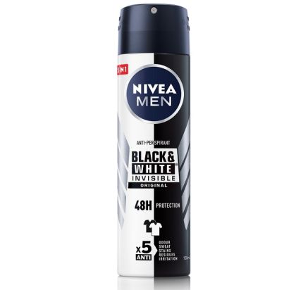Дезодорант спрей Nivea Men Black & White Invisible 150мл