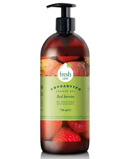 Душ гел 750мл помпа Fresh Care Red Berries