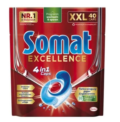 Таблетки за съдомиална Somat Excellenve 4в1 40бр