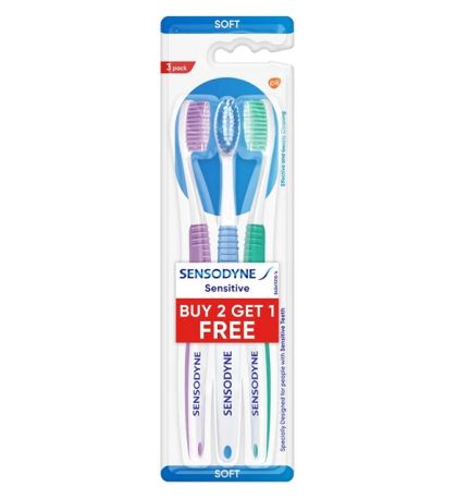 Четка за зъби 3бр Sensodyne Sensitive Soft