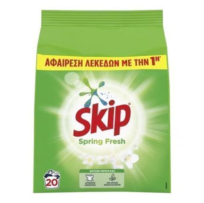 Прах за пране Skip 20пр 1.3кг Spring Fresh
