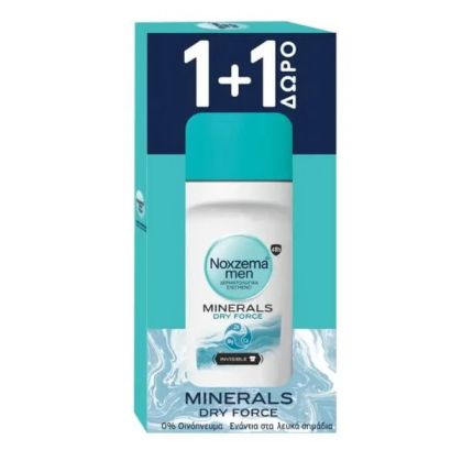 Рол он против изпотяване Noxzema 1+1 Men Minerals Dry Force