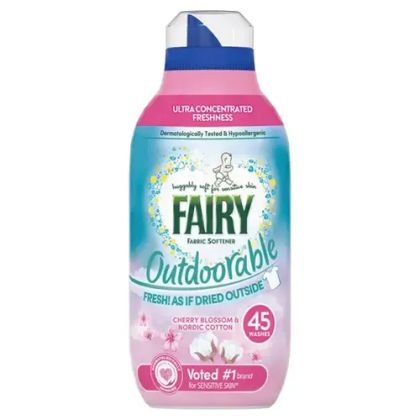 Омекотител Fairy Outdoorable 45пр 630мл Памук