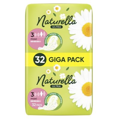 Дамски превръзки Naturella Ultra 3 Макси 32бр Гига пак