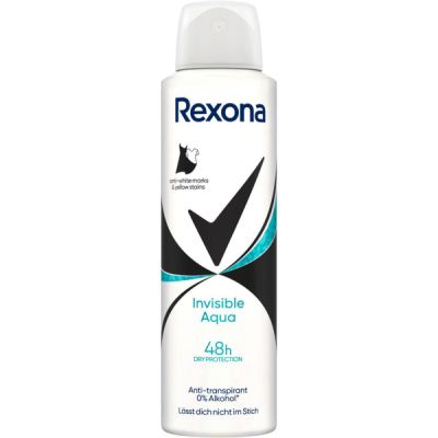 Дезодорант Rexona 150мл Invisible Aqua