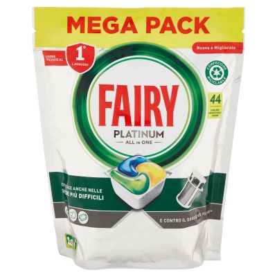 Таблетки за съдомиална Fairy Platinum 44бр