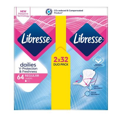 Ежедневни превръзки Libresse 64бр Dailies Regular