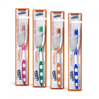 Четка за зъби + капак Capitano Family Medium