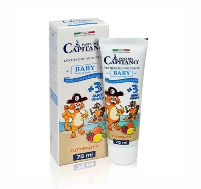 Детска паста за зъби Capitano 75мл 3+ TuttiFrutti