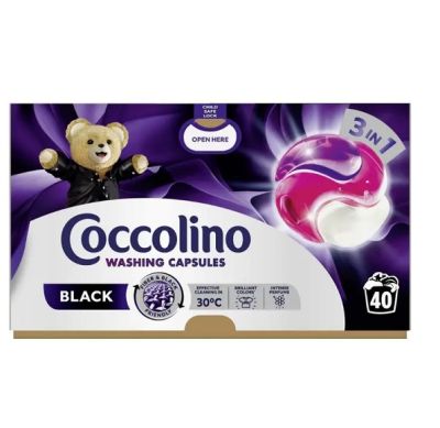 Капсули за пране Coccolino 40бр за черни и тъмни дрехи