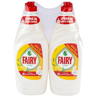 Препарат за съдове Fairy 2х750мл Лимон